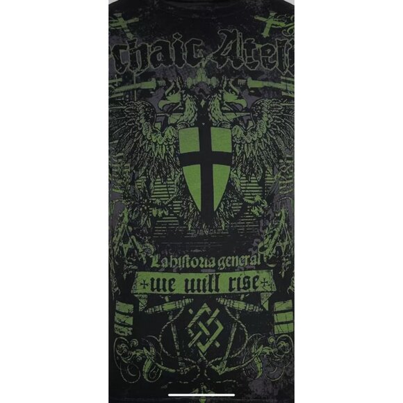 Archaic by Affliction Men's T-Shirt Torsion Biker Tattoo, S-5XL - Picture 8 of 8